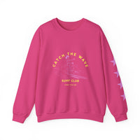 Load image into Gallery viewer, Catch the Wave Unisex Crewneck Sweatshirt – Cozy, Beachy Vibes, Ideal for Surfers, Perfect for Casual Outings, Gifts for Ocean Lovers
