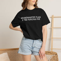 Load image into Gallery viewer, Graphic T-Shirt — "Grandmaster Flash &amp; The Furious Five" Retro Hip-Hop Tee
