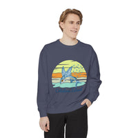 Load image into Gallery viewer, Catalina Island Dolphin Sweatshirt, Unisex Apparel, Beach Gear, Casual Wear, Vacation Clothes, Graphic Sweatshirt
