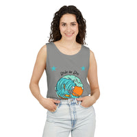 Load image into Gallery viewer, Ride or Die Surf Tank Top, Unisex Summer Apparel, Beachwear, Vacation Outfit, Gift for Surfers, Casual Tank Top
