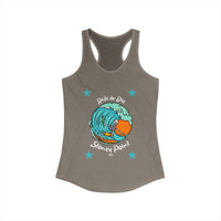 Load image into Gallery viewer, Surf-Inspired Women's Racerback Tank Top, Beachwear, Summer Fashion, Vacation Top, Gift for Surfers, Casual Summer Style
