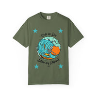 Load image into Gallery viewer, Surf Lifestyle T-Shirt, Ride or Die Design, Beachwear, Unisex Summer Tee, Casual Outdoor Shirt, Great for Gift, Surfing Enthusiasts
