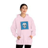Load image into Gallery viewer, Zia Blue Skull Unisex Heavy Blend™ Hooded Sweatshirt
