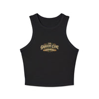 Load image into Gallery viewer, Racer Tank Top — "The Grouchy Cunt" Vintage Pub Graphic

