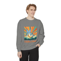 Load image into Gallery viewer, Catalina Island Unisex Garment-Dyed Sweatshirt, Vintage Style, Cozy Apparel, Beachwear, Travel Gift, Summer Vibes
