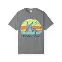 Load image into Gallery viewer, Catalina Island Garment-Dyed T-shirt, Beach Vibes Tee, Summer Fashion, Ocean Lover Gift, Casual Wear, Travel Souvenir

