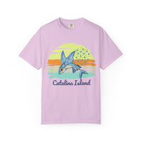 Load image into Gallery viewer, Catalina Island Garment-Dyed T-shirt, Beach Vibes Tee, Summer Fashion, Ocean Lover Gift, Casual Wear, Travel Souvenir
