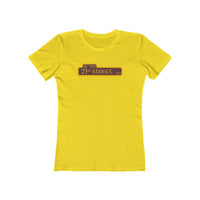 Load image into Gallery viewer, 21st STREET LOCALS "Beat It Barney" - Women's Cut T-Shirt
