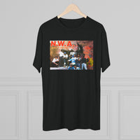Load image into Gallery viewer, N.W.A. Unisex Tri-Blend Crew Tee | Hip Hop Apparel, Music Lover Gift, Streetwear Fashion, Retro Graphic Tee, Casual Wear

