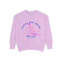 Load image into Gallery viewer, Catch the Wave Sweatshirt, Unisex Surf Club Clothing, Beachwear, Gift for Surfers, Casual Relaxed Style, Summer Fashion
