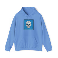 Load image into Gallery viewer, Zia Blue Skull Unisex Heavy Blend™ Hooded Sweatshirt
