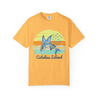 Load image into Gallery viewer, Catalina Island Garment-Dyed T-shirt, Beach Vibes Tee, Summer Fashion, Ocean Lover Gift, Casual Wear, Travel Souvenir
