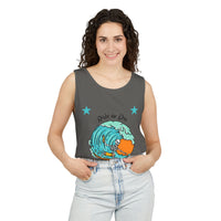 Load image into Gallery viewer, Ride or Die Surf Tank Top, Unisex Summer Apparel, Beachwear, Vacation Outfit, Gift for Surfers, Casual Tank Top
