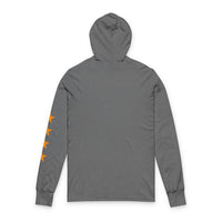Load image into Gallery viewer, Retro Surfing Unisex Hooded Long Sleeve Tee, Ideal for Beach Days, Summer Vacations, Gift for Surfers, Travel Adventurers, Casual Wear
