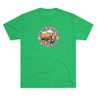 Load image into Gallery viewer, T-Shirt — "Cactus to Clouds Mt. San Jacinto" Retro Mountain Patch Tee
