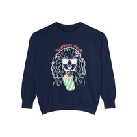 Load image into Gallery viewer, Cool Dog Lover Sweatshirt | Garment-Dyed Unisex Pullover for Pet Owners, Gift Idea for Dog Lovers, Casual Wear, Fun Pet Apparel, [...]
