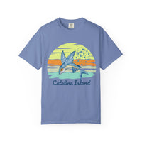 Load image into Gallery viewer, Catalina Island Garment-Dyed T-shirt, Beach Vibes Tee, Summer Fashion, Ocean Lover Gift, Casual Wear, Travel Souvenir
