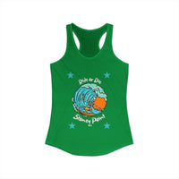 Load image into Gallery viewer, Surf-Inspired Women's Racerback Tank Top, Beachwear, Summer Fashion, Vacation Top, Gift for Surfers, Casual Summer Style
