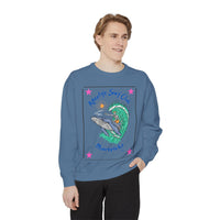 Load image into Gallery viewer, Afterlife Surf Club Sweatshirt, Unisex Pullover for Beach Lovers, Vintage Surf Style, Casual Wear, Gift for Surfers, Summer Vibes
