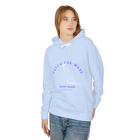 Load image into Gallery viewer, Surf Club Lightweight Hoodie - Catch the Wave, Summer Vibes, Casual Wear, Beach Days, Surfing Gifts, Unisex Apparel
