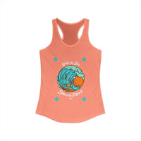 Load image into Gallery viewer, Surf-Inspired Women's Racerback Tank Top, Beachwear, Summer Fashion, Vacation Top, Gift for Surfers, Casual Summer Style
