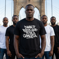 Load image into Gallery viewer, Damn It Feels Good To Be A Gangsta - Garment Dyed T-Shirt
