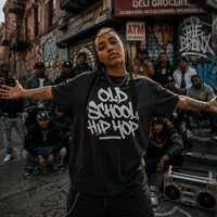 Load image into Gallery viewer, Old School Hip Hop — Garment Dyed T-Shirt
