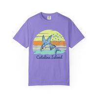 Load image into Gallery viewer, Catalina Island Garment-Dyed T-shirt, Beach Vibes Tee, Summer Fashion, Ocean Lover Gift, Casual Wear, Travel Souvenir

