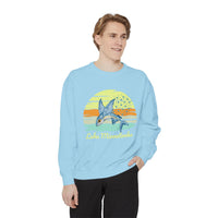 Load image into Gallery viewer, Lake Minnetonka Garment-Dyed Sweatshirt, Cozy Beach Sweatshirt, Unisex Lazy Day Wear, Spring &amp; Summer Apparel, Gift for Nature Lovers
