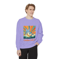 Load image into Gallery viewer, Catalina Island Unisex Garment-Dyed Sweatshirt, Vintage Style, Cozy Apparel, Beachwear, Travel Gift, Summer Vibes
