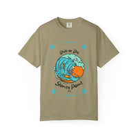 Load image into Gallery viewer, Ride or Die Surf T-Shirt, Unisex Graphic Tee for Beach Lovers, Perfect for Summer, Surfing Gifts, Coastal Vibes, Casual Wear
