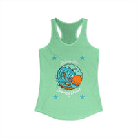 Load image into Gallery viewer, Surf-Inspired Women's Racerback Tank Top, Beachwear, Summer Fashion, Vacation Top, Gift for Surfers, Casual Summer Style
