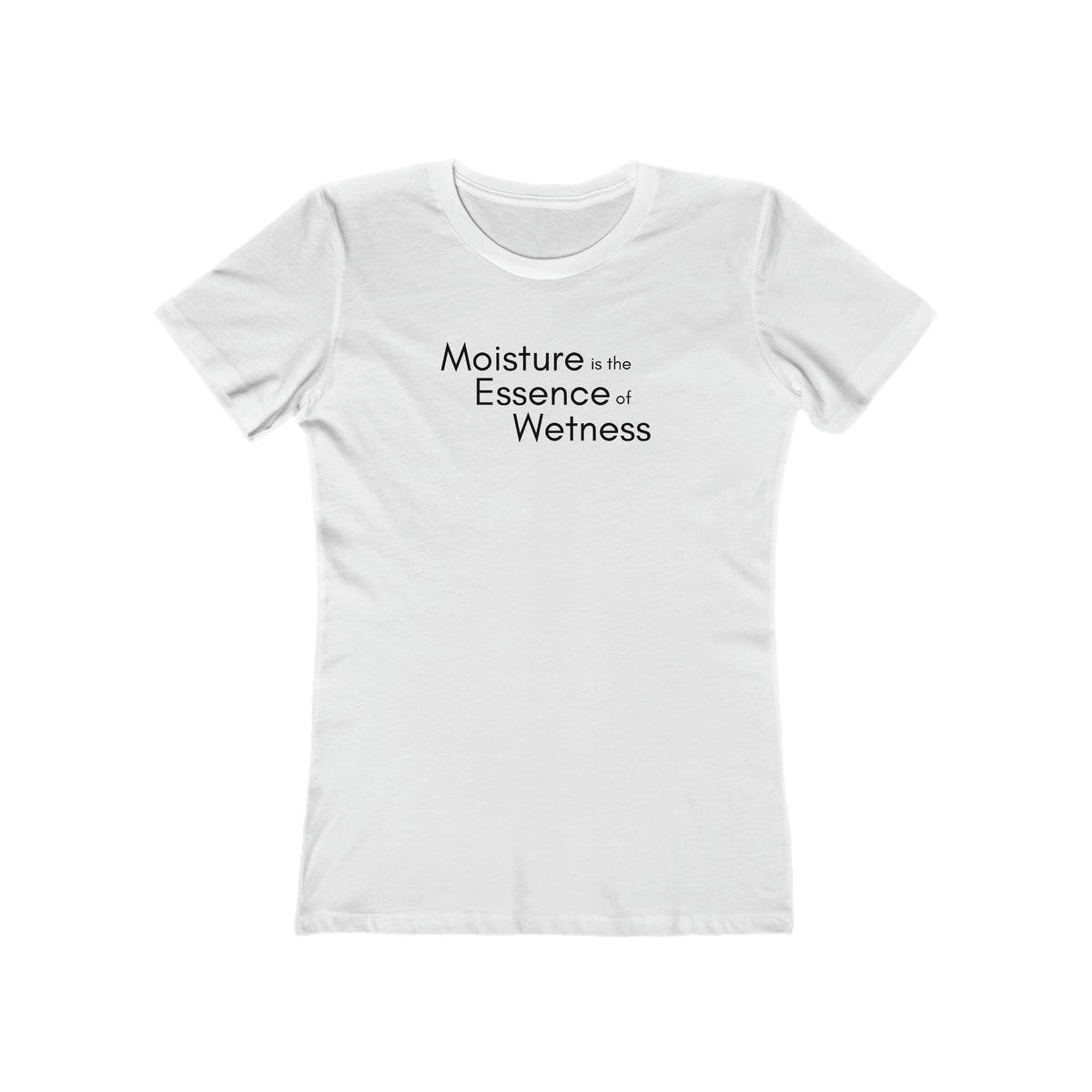 MOISTURE IS THE ESSENCE OF WETNESS