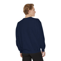 Load image into Gallery viewer, Catalina Island Unisex Garment-Dyed Sweatshirt, Vintage Style, Cozy Apparel, Beachwear, Travel Gift, Summer Vibes
