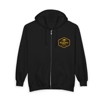 Load image into Gallery viewer, The Golden Bull - Full-Zip Hooded Sweatshirt
