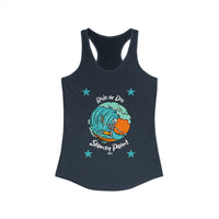 Load image into Gallery viewer, Surf-Inspired Women's Racerback Tank Top, Beachwear, Summer Fashion, Vacation Top, Gift for Surfers, Casual Summer Style
