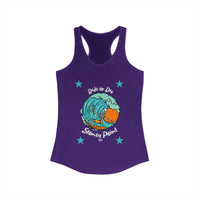 Load image into Gallery viewer, Surf-Inspired Women's Racerback Tank Top, Beachwear, Summer Fashion, Vacation Top, Gift for Surfers, Casual Summer Style
