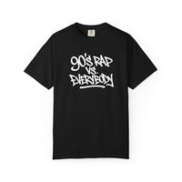 Load image into Gallery viewer, 90's Rap vs. Everybody T-Shirt — Garment Dyed T-Shirt
