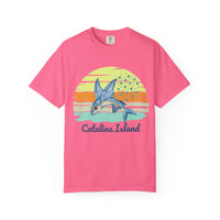 Load image into Gallery viewer, Catalina Island Garment-Dyed T-shirt, Beach Vibes Tee, Summer Fashion, Ocean Lover Gift, Casual Wear, Travel Souvenir
