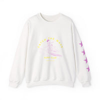 Load image into Gallery viewer, Catch the Wave Unisex Crewneck Sweatshirt – Cozy, Beachy Vibes, Ideal for Surfers, Perfect for Casual Outings, Gifts for Ocean Lovers
