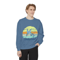 Load image into Gallery viewer, Catalina Island Dolphin Sweatshirt, Unisex Apparel, Beach Gear, Casual Wear, Vacation Clothes, Graphic Sweatshirt
