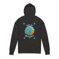Load image into Gallery viewer, Surf Vibes Unisex Hooded Tee - Beachwear, Summer Shirt, Gift for Surfers, Casual Outfit, Fun Day at the Beach
