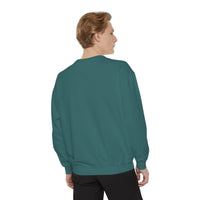 Load image into Gallery viewer, Lake Minnetonka Garment-Dyed Sweatshirt, Cozy Beach Sweatshirt, Unisex Lazy Day Wear, Spring &amp; Summer Apparel, Gift for Nature Lovers
