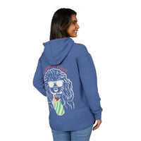 Load image into Gallery viewer, Chill Summer Days Unisex Hoodie, Cozy Fashion, Dog Lover Gift, Cute Graphic Hoodie, Perfect for Summer Celebrations, Relaxed Style
