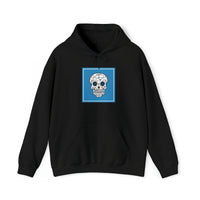 Load image into Gallery viewer, Zia Blue Skull Unisex Heavy Blend™ Hooded Sweatshirt

