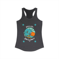 Load image into Gallery viewer, Surf-Inspired Women's Racerback Tank Top, Beachwear, Summer Fashion, Vacation Top, Gift for Surfers, Casual Summer Style
