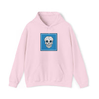 Load image into Gallery viewer, Zia Blue Skull Unisex Heavy Blend™ Hooded Sweatshirt
