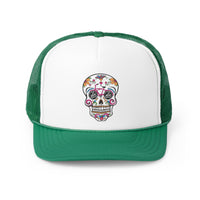 Load image into Gallery viewer, Zia Sugar Skull Trucker Caps
