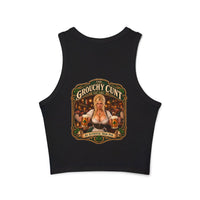 Load image into Gallery viewer, Racer Tank Top — "The Grouchy Cunt" Vintage Pub Graphic
