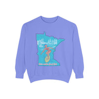 Load image into Gallery viewer, Minnesota Vintage Surfing Sweatshirt - Cozy Unisex Pullover for Beach Lovers, Retro Style, Gift for Nature Enthusiasts, Summer Vibes, [...]
